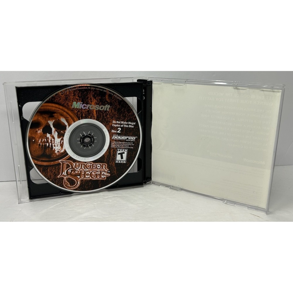 Dungeon Siege‎ PC 2002 Microsoft 2 Disc Set No Manual RPG Game - Picture 2 of 10